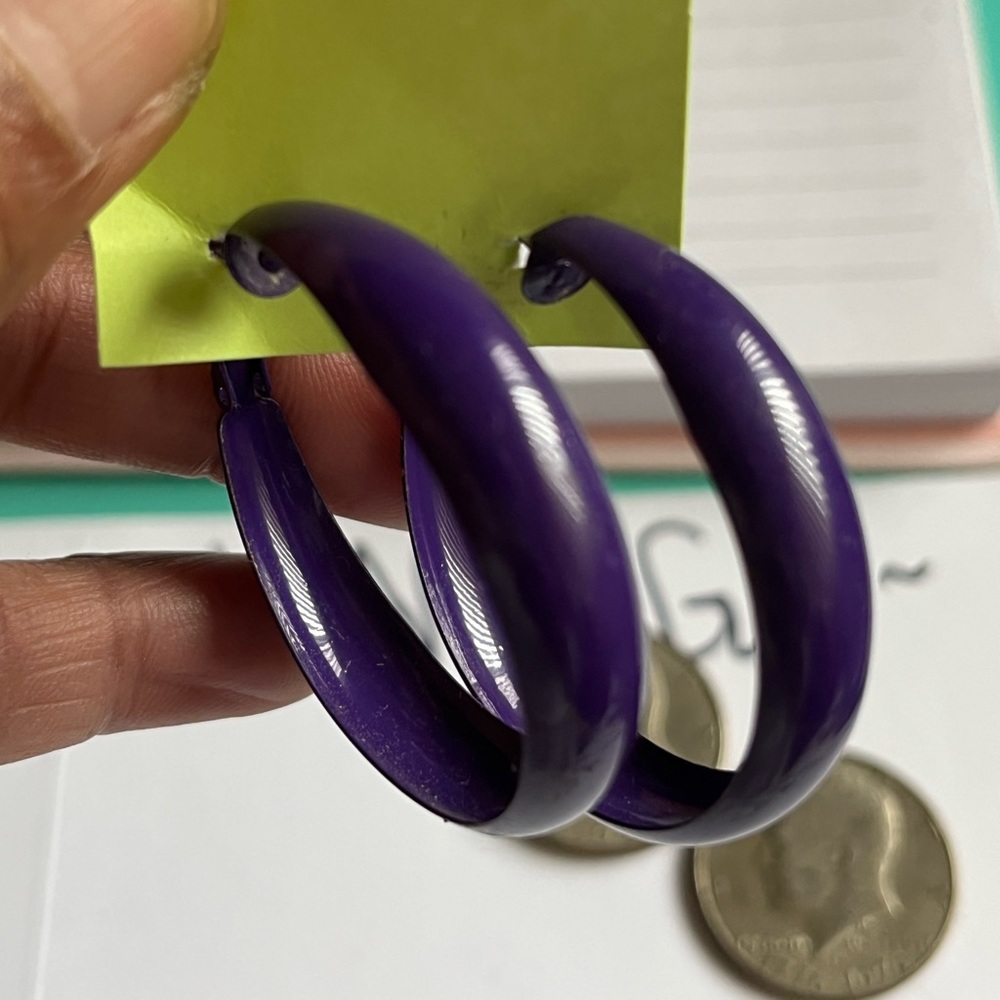 Vintage ~ Purple Hoops